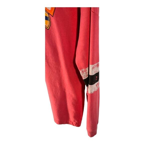 Chicago Blackhawks Men Size Large RED BLACK Alumni Raglan Stan Mikita #21 back. - Picture 3 of 16